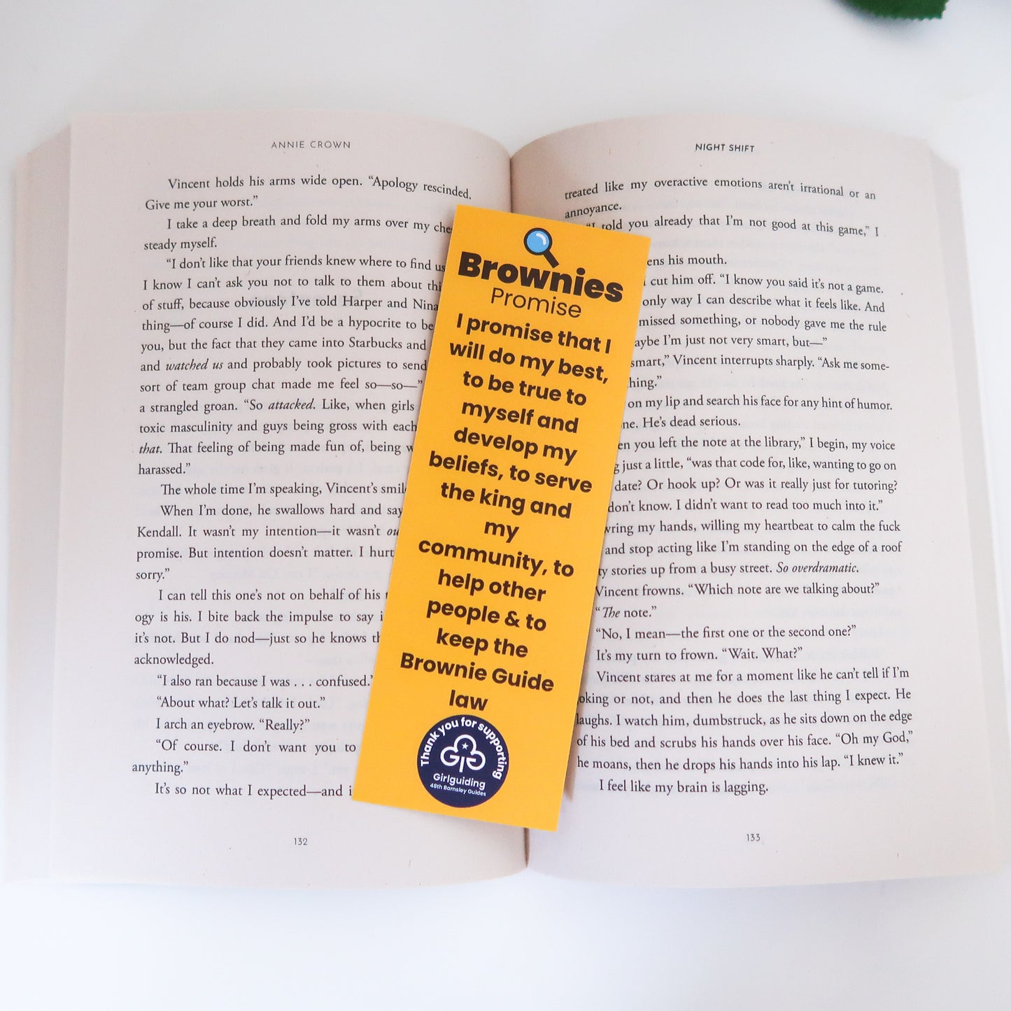 Brownies Promise & Law Bookmark