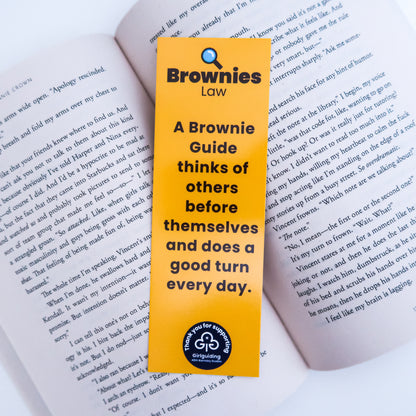 Brownies Promise & Law Bookmark