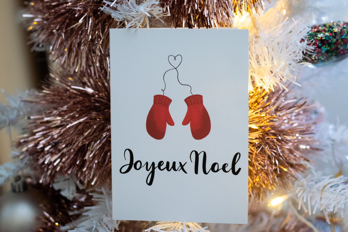 Joyeux Noel Greeting Card