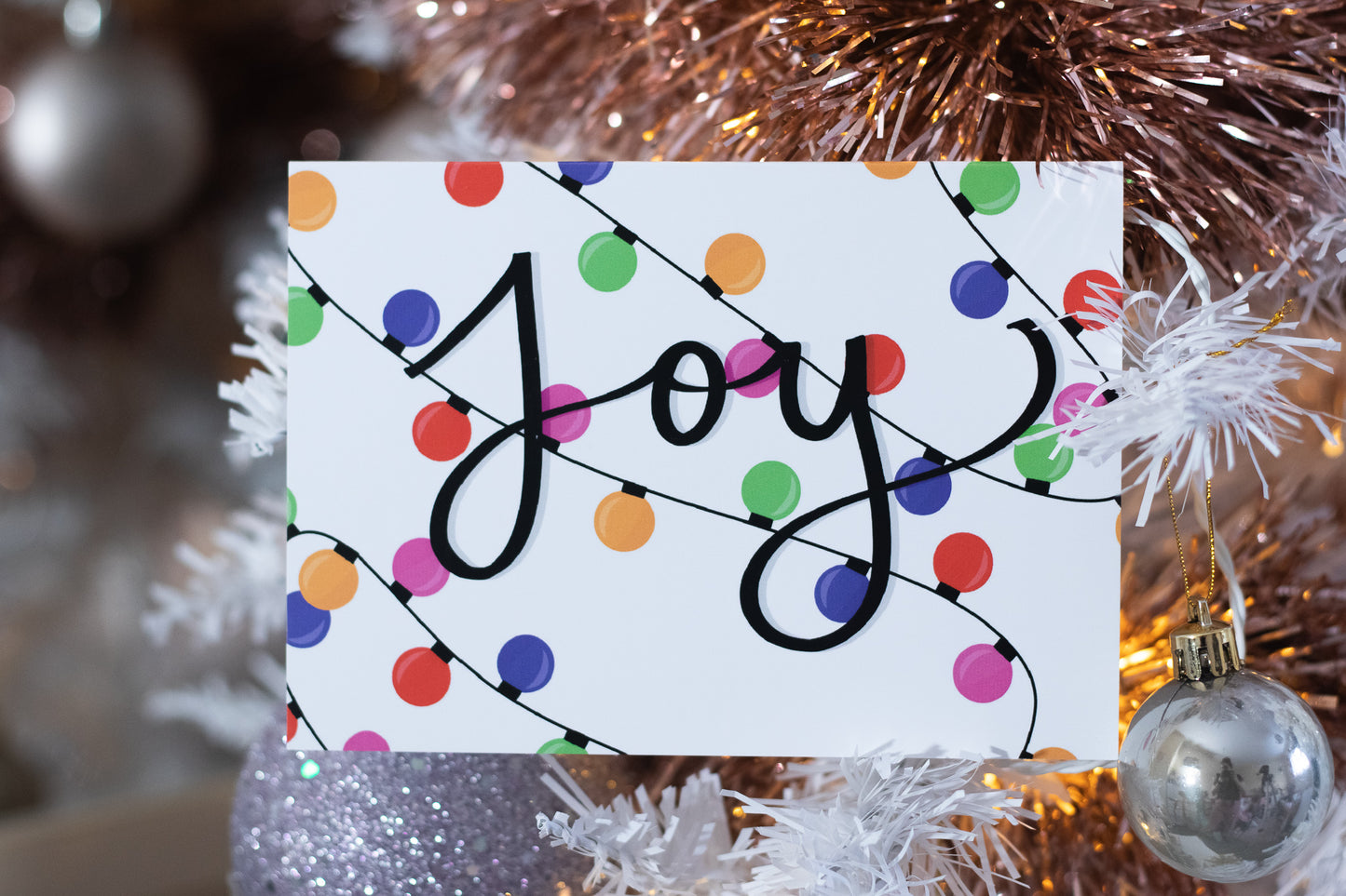 Joy Christmas Greeting Card